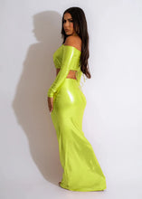 Load image into Gallery viewer, Brooke Metallic Halter Long Sleeve Bodycon Maxi Dress
