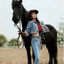 Load image into Gallery viewer, Madeline Leather Western Hat
