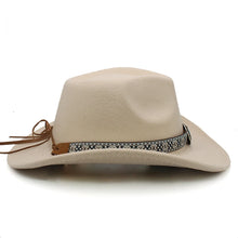 Load image into Gallery viewer, Nylah Wool Western Hat
