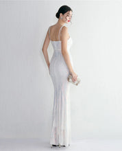 Load image into Gallery viewer, Lystra Sequin Mermaid Maxi Dress
