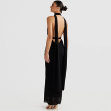 Load image into Gallery viewer, Tinsly Maze Halter Maxi Dress
