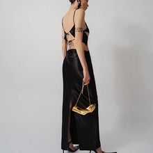 Load image into Gallery viewer, Jurni Satin Cut Out Maxi Dress
