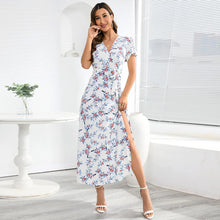 Load image into Gallery viewer, Dorothy Jane Floral Slit Maxi Dress
