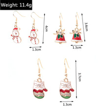 Load image into Gallery viewer, Warm Winter Christmas Earrings
