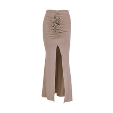 Load image into Gallery viewer, Kimmy Rose High Waist Slit Maxi Skirt
