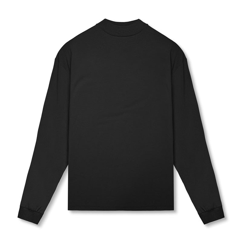 Trae Mock Neck Oversized Long Sleeve T-Shirt