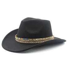 Load image into Gallery viewer, Rose Wool Western Hat
