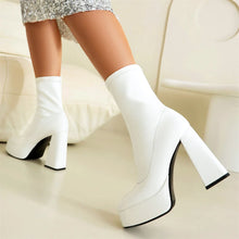 Load image into Gallery viewer, Lainey Platform High Heel Ankle Boots
