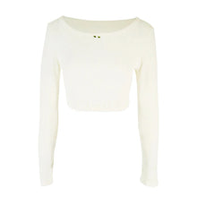 Load image into Gallery viewer, Whimsy Knit Long Sleeve Crop Top
