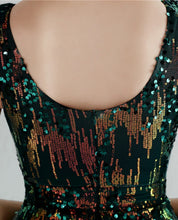 Load image into Gallery viewer, Reagan Mary Sequin Slit Maxi Dress
