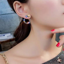 Load image into Gallery viewer, Darsi Bow Rhinestone Earrings
