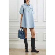 Load image into Gallery viewer, Katherine Denim Mini Dress
