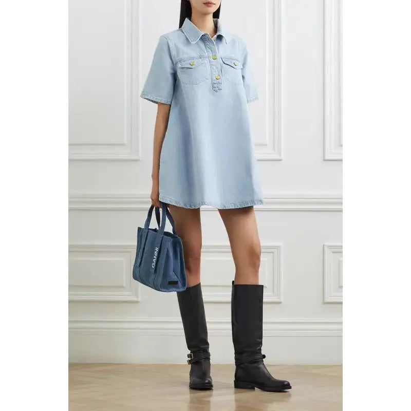 Katherine Denim Mini Dress