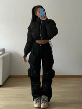 Load image into Gallery viewer, Dharma High Waist Cargo Pants
