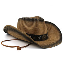 Load image into Gallery viewer, Molly Straw Western Hat
