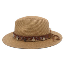 Load image into Gallery viewer, Luna Harper Straw Wide Brim Panama Hat
