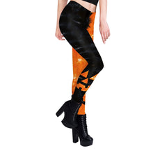 Load image into Gallery viewer, Pumpkin Face Halloween Legging Pants
