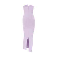 Load image into Gallery viewer, Eliza Bow Strapless Maxi Dress
