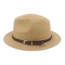 Load image into Gallery viewer, Talia Straw Panama Hat
