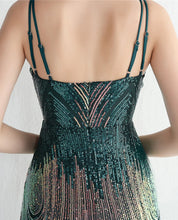 Load image into Gallery viewer, Lystra Sequin Mermaid Maxi Dress
