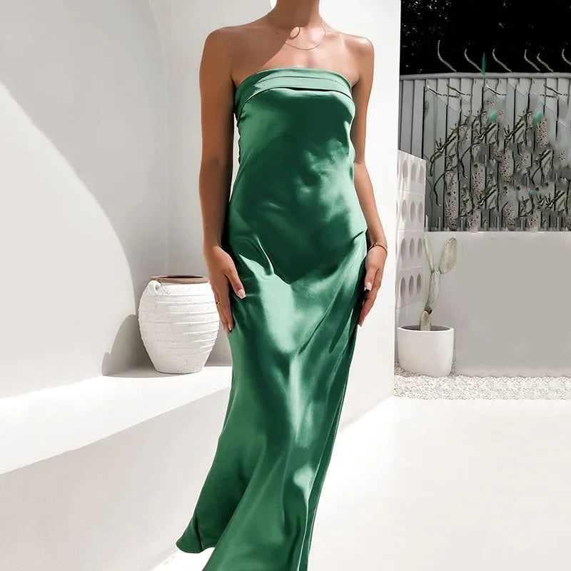 Laniah Strapless Maxi Dress