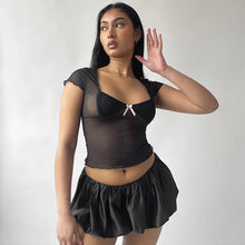 Load image into Gallery viewer, Kabira Satin Mini Skirt
