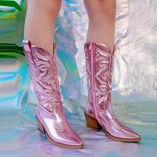 Load image into Gallery viewer, Jaylani Metallic Western Boots
