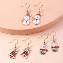 Load image into Gallery viewer, Warm Winter Christmas Earrings
