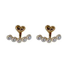 Load image into Gallery viewer, Cotey Love Heart Pearl Earrings
