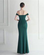 Load image into Gallery viewer, Hollie Satin Mermaid Slit Maxi Dress
