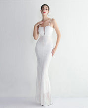 Load image into Gallery viewer, Lystra Sequin Mermaid Maxi Dress
