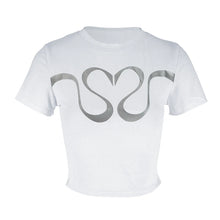 Load image into Gallery viewer, Joyce Love Heart Crop T-Shirt
