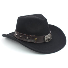 Load image into Gallery viewer, Laurel Bull Wool Western Hat
