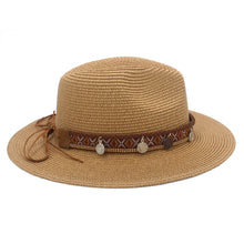 Load image into Gallery viewer, Luna Harper Straw Wide Brim Panama Hat
