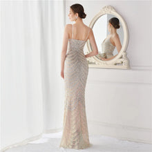 Load image into Gallery viewer, Sabrina Sequin Bodycon Maxi Dress
