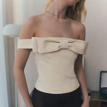 Load image into Gallery viewer, Dania Bow Off Shoulder Top
