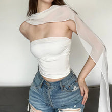 Load image into Gallery viewer, Abigail Strapless Crop Top
