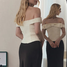 Load image into Gallery viewer, Dania Bow Off Shoulder Top
