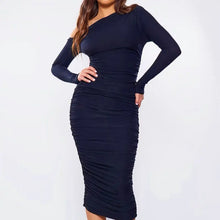 Load image into Gallery viewer, Aurora Long Sleeve Midi Dress
