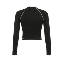 Load image into Gallery viewer, Rockmore Long Sleeve Crop Top
