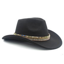 Load image into Gallery viewer, Rose Wool Western Hat
