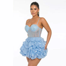 Load image into Gallery viewer, Lunabelle Diamond Cake Mini Dress
