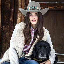 Load image into Gallery viewer, Jordyn Wool Western Hat
