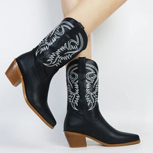 Load image into Gallery viewer, Mary Mid-Calf Western Boots
