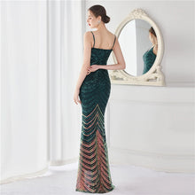 Load image into Gallery viewer, Sabrina Sequin Bodycon Maxi Dress
