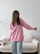 Load image into Gallery viewer, Rosalie Love Heart Knit Sweater
