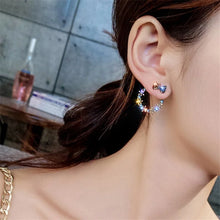 Load image into Gallery viewer, Darsi Bow Rhinestone Earrings
