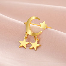 Load image into Gallery viewer, Jozetta Moon Star Tassel Ring
