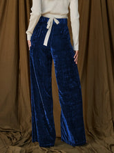 Load image into Gallery viewer, Kellie Bee Velvet High Waist Straight-Leg Pants
