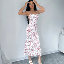 Load image into Gallery viewer, Charley Floral Halter Neck Slit Maxi Dress
